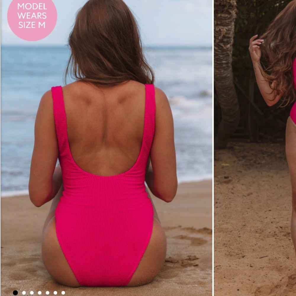 Show Me Your MuMu Dragonfruit Scrunch swimsuit - Picture 4 of 9